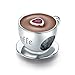 Charm-Anhänger für Pandora-Charm-Armband, 925er Sterlingsilber, Kaffeetasse mit Herz C