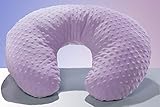 cojin de lactancia gamberritos  Cojín de lactancia Gamberritos, Almohada de lactancia desenfundable con doble cara y cremallera oculta. (Rosa)