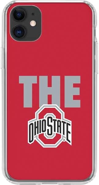 Skinit Clear Phone Case Compatible with iPhone 11 - Officially Licensed Ohio State University The Ohio State Buckeyes Design