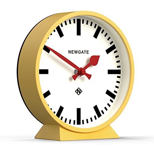 NEWGATE® M Mantel Railway desk clock, Yellow, HWD 16.9 x 16 x 6.1cm - Image 2