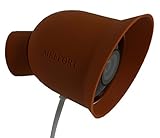 Nest Cam Outdoor Security Camera Silicone Case Skin - Sun Glare UV Protection, Weather Resistance Nestcam Cover - Brown