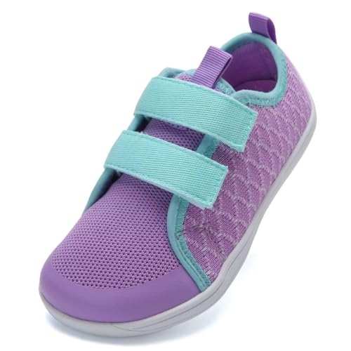 WateLves Toddler Little Kid Wide Barefoot The First Walking Shoes Girls Boys Breathable Lightweight Splay Naturally Minimalist Sneakers