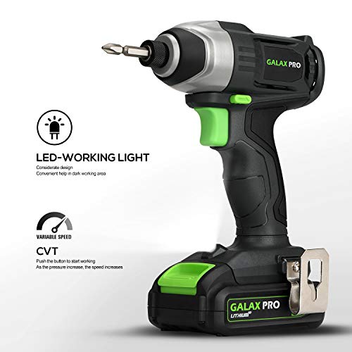 GALAX PRO 20V Impact Cordless Driver-1.3 Ah Battery and Charger Included by GALAX PRO - Used condition - Image 2