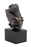 Deco 79 Contemporary Clasped Hands Showing Love Sculpture, 10