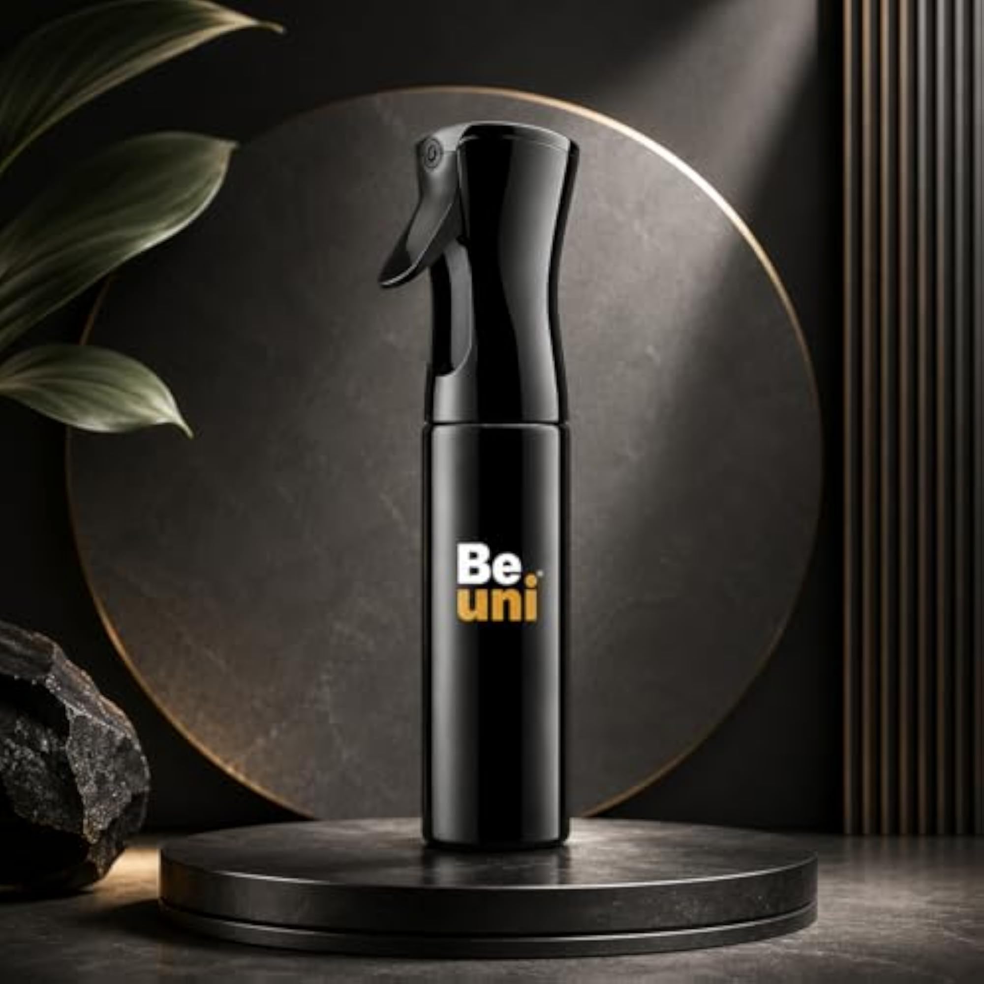 300ml Black Empty Spray Bottle, Ergonomic Design