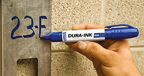 Markal 96529 Dura-Ink 55 Permanent Ink Marker With Medium Chisel Tip, Black (Pack Of 12) #TOP2