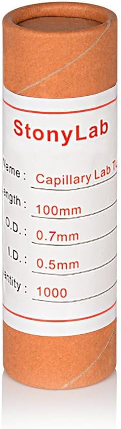 stonylab Bundle 2 Items: TLC Classical Silica Gel Plate and Capillary Tubes