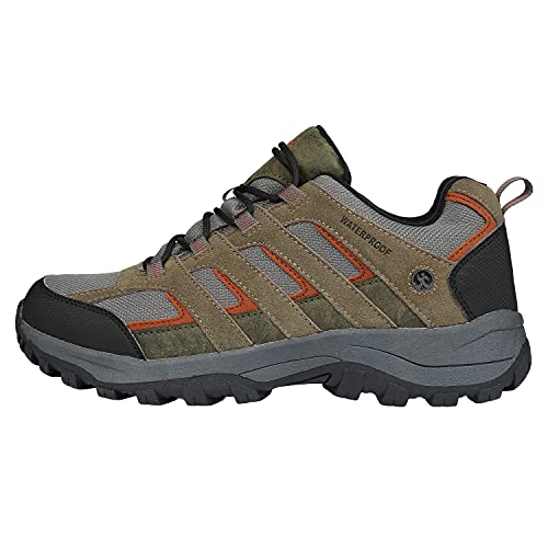 Northside Mens Gresham Waterproof Hiking Shoe, Olive, 10 Wide Us #TOP7