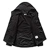 Ketamyy Mens Camo Tactical Coat Hooded Autumn Winter Outdoor Army Military Softshell Fleece Lined Waterproof Windproof Warm Hunting Hiking Jacket Black 5XL #3