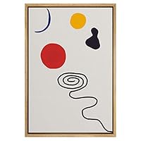 SIGNWIN Framed Canvas Wall Art Colorful Geometry Painting Canvas Prints Home Artwork Decoration for Living Room,Bedroom - 16