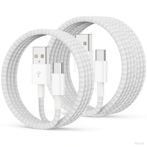 Image of UCALMA Car Carplay Cable for iPhone 17 16 15 Pro Max, 2Pack [6FT+10FT] Long USB A to USB C Cable Fast Charging, USBC Charger Cord Braided for iPhone 17 /16 /15 Pro Max /Pro /Air /Plus for iPad Pro 12.9 /11