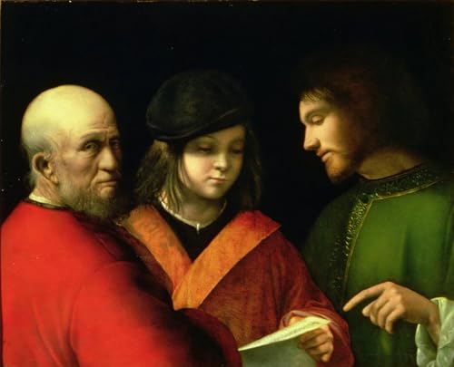 Lienzo Las tres edades del hombre soluciona paredes vacías 60x90