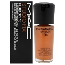 Studio Fix Fluid SPF 15 24Hr Matte Foundation Plus Oil Control - NW45 by MAC for Women - 1 oz Foundation