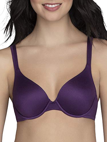 Vanity Fair Body Shine T-Shirt Bra, 38D, Sangria