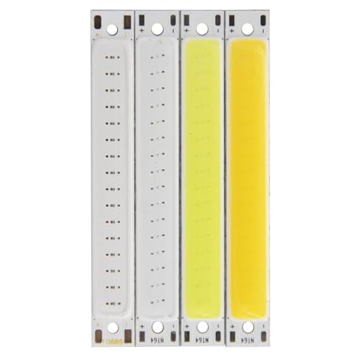 Tira LED COB 10 piezas 3-3.7V 60mm x 8mm Luz Fría miniatura 6