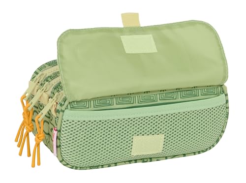 Trousse triple Safta Mufasa de qualité supérieure, grand format scolaire résistant