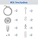 Garage Door Spring Conversion Kit - Garage Door Cable Pulley Including Garage Door Cable Kit, Garage Door Extension Spring Kit for Heavy Garage Door Repair - Garage Door Cable Replacement Kit