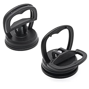 Yibang Saugnäpfe 2er Set Schwarz (5,5cm)