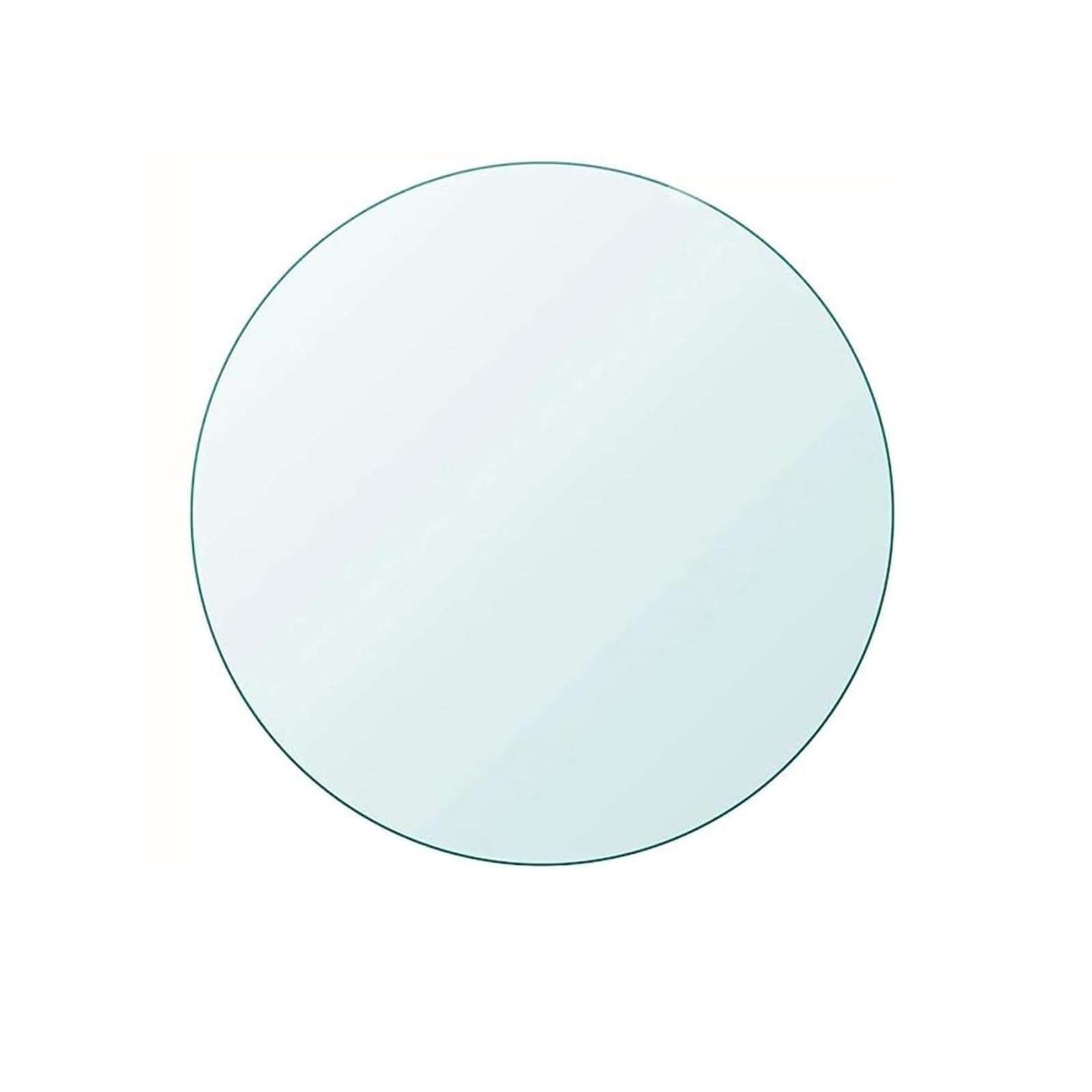 Round Glass Dining Table Top, Round Flat Glass, Tempered Flat Edge Polish Glass Table Top, Double Tempered Glass Turntable, Round Glass Table Top, Tempered Glass Table Top ( Size : 36CM(14INCH) )