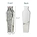 SHYFOY Crushed Diamond Floor Vase, Large Silver Mirror Tall Vases for Floor, Modern Luxury Glass Vases Home Decor for Living Room Bedroom Home Corner Indoor Office, 26.8