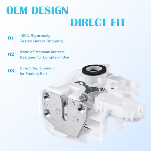Image of Front Left Driver Side Door Lock Actuator Motor Compatible with Honda CR-V 2007-2011 Replace 72150-SWA-A01 72150SWAA01 DLA1005