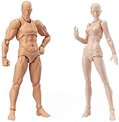 Figma Model Young Version 2.0 Light Body CHAN & Kun Sets Archetype Next PVC Action Figure(Flesh Colored Version) Male
