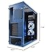 Fractal Design FD-CA-FOCUS-BU-W Focus G ATX Mid Tower Computer Case Petrol Blue