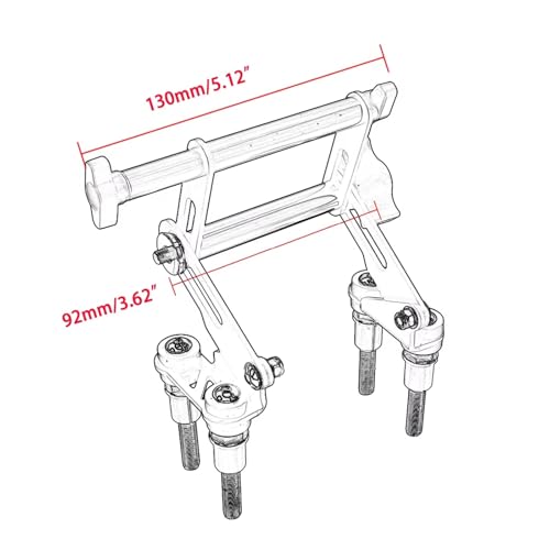 Support navigation moto réglable pour sécuriser votre smartphone - 5