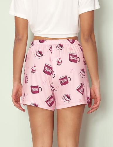 Image of GYS Women's Bamboo Viscose Cooling High Waisted Pajama Shorts