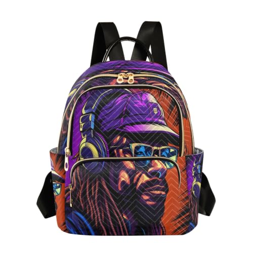 Sac à dos zèbre de musique avec bookbag mini sac à bandoulière de voyage