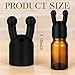 Kathfly 2 Pcs Essential Oil Inhaler Caps Leakproof Double Hole Caps Aroma Nasal Lids Essential Oil Mini Perfume Inhaler Dispenser Lids for Enhances Aromatherapy Aroma