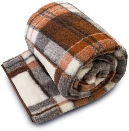 Amazon｜暖かく、天然メリノウールブランケット/ Throw 100 %ウール