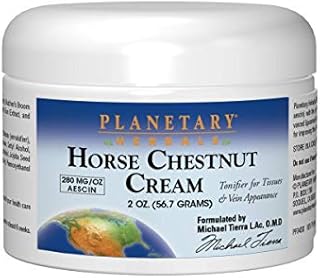 Planetary Herbals Horse Chestnut Cream - Tonifier for Tissues and Vein Appearance - 2 oz