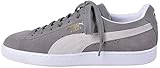 PUMA Suede Classic Sneaker,Steeple Gray/White,12 M US Men's