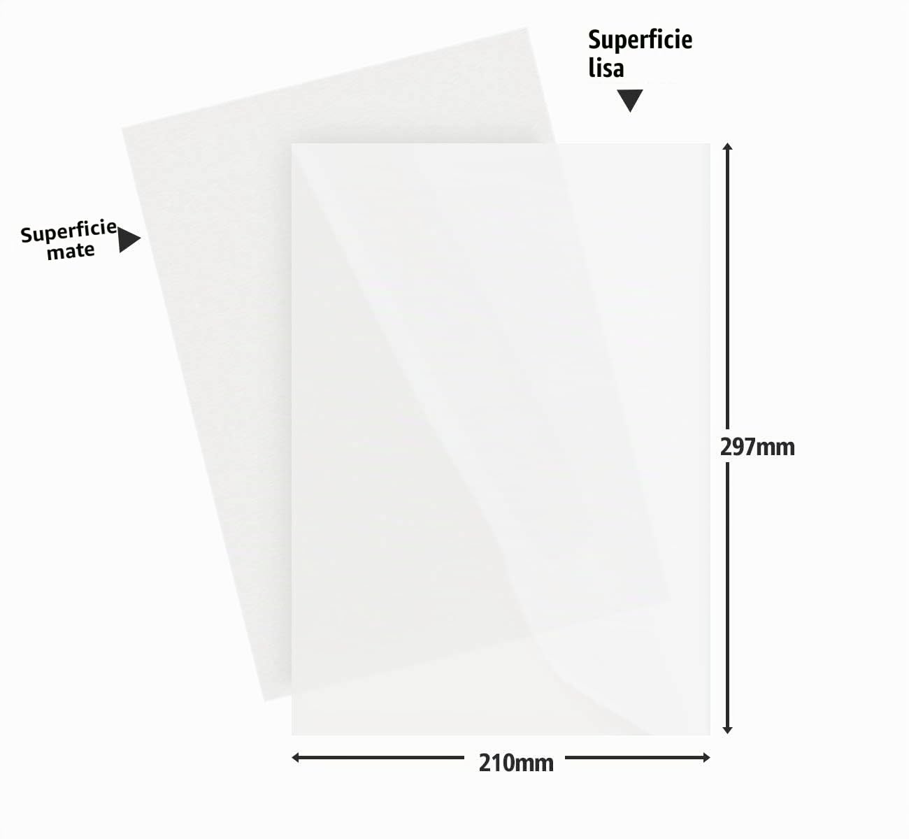 Sweelov Lot de 10 hojas de película de plástico retráctil imprimable A4 termorretráctil transparente para manualidades