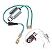 Professional Metal Distributor Points and Condenser Set for 43D 45D 4 6 Cylinder Vehicles Ignition System Replacement Kit with Stable Performance for Car Enthusiasts Restoring Orig