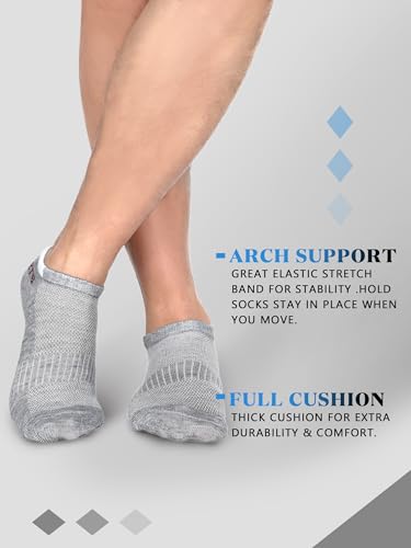 60 Pairs Men Low Cut Socks Bulk Homeless Gifts Breathable No Show Ankle Socks Moisture Wicking for Unisex Summer4