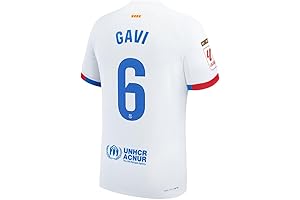 Barcelona Jersey 2022-2023 Kids: Gavi #6 Away Jersey