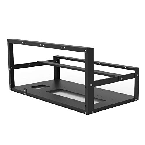 VELIHOME 6/8/12 GPU Frame,Stackable Open Mining Rig Frame, Mining Rig Frame,Mining ETH/ETC/ZEC Ether Accessories Tools for 6/8/12 GPU Crypto Coin Bitcoin Rack Only