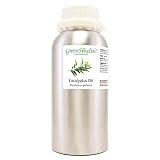 Eucalyptus Globulus Essential Oil – 16 fl oz (473 ml) Aluminum Bottle w/ Plug Cap – 100% Pure Essent