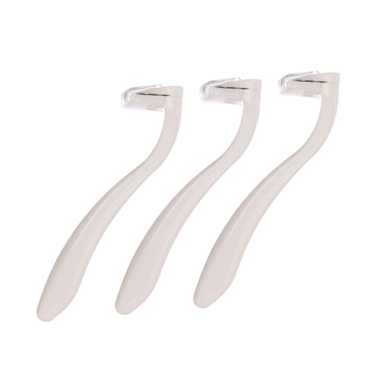 Healeved 3pcs Women's Electric Razor Stainless Steel Hair Trimmer Cordless Shaver for Women Lady Trimmer for Hair