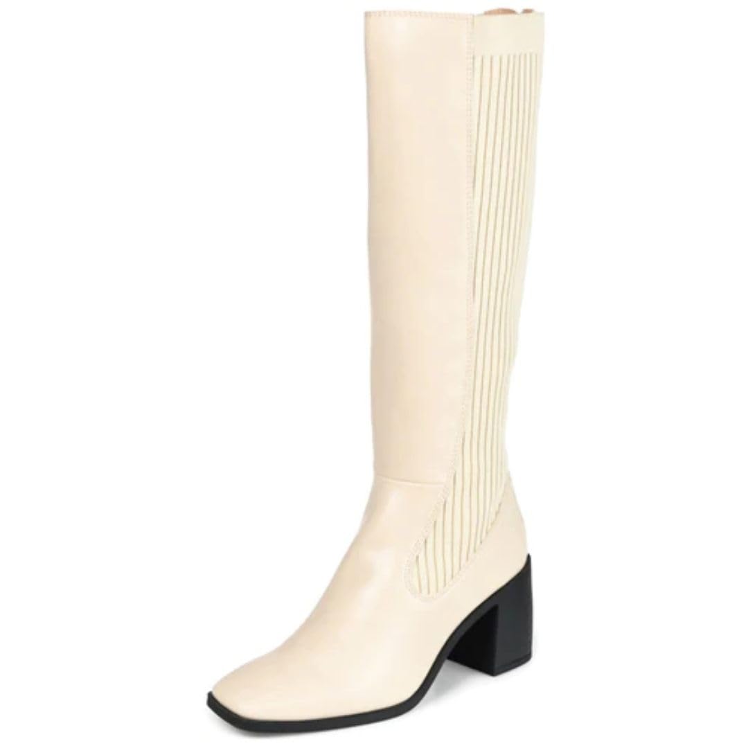 journee collectionWomens Winny Tru Comfort Foam Stacked Heel Knee High Boots