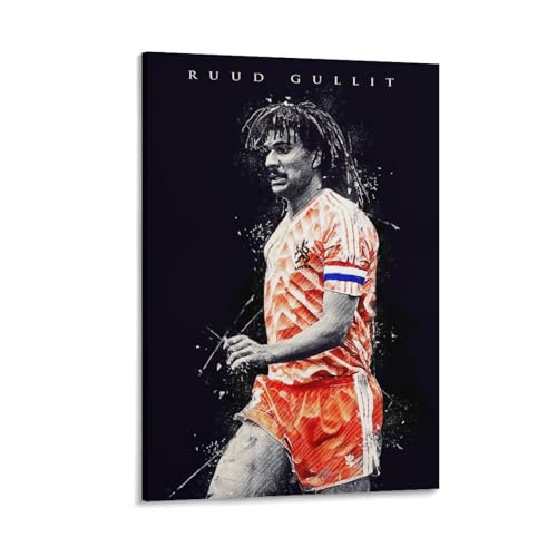 Ruud Gullit �L�����o�X�A�[�g�|�X�^�[�ƃE�H�[���A�[�g�摜�v�����g ���_���t�@�~���[�x�b�h���[�������|�X�^�[ �t���[���X�^�C�� 16x24�C���`(40x60cm)
