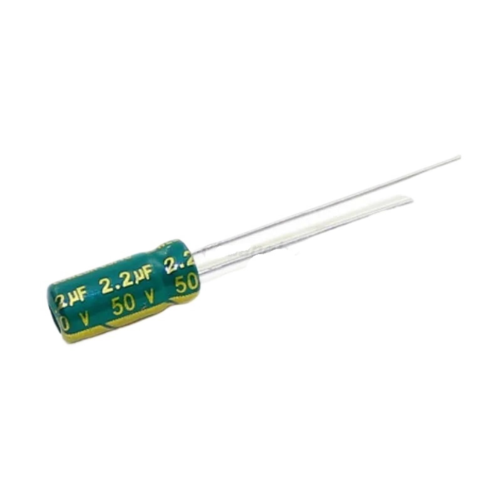 20 sztuk/partia 50 V 2,2 UF 50 V 2,2 UF 5 * 11 MM niski ESR/impedancja wysokiej częstotliwości aluminiowy kondensator elektrolityczny