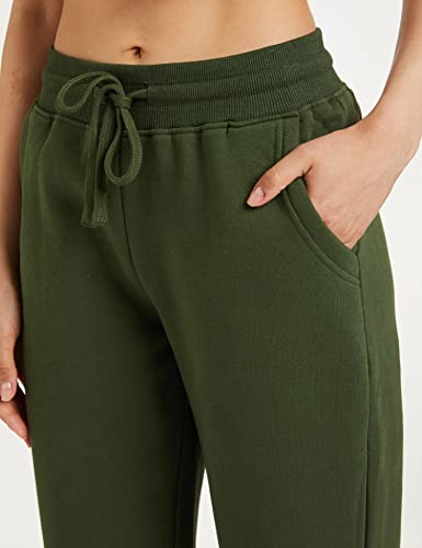 Image of Amazon Brand - Symbol Women's Jogger Track Pants | Ankle Length | Regular Fit | Fleece (Available in Plus Sizes)