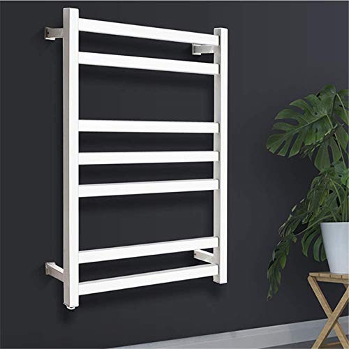 Bathroom wall heater Towel Warmer,6 Square Pole Electric Towel Rack, 304  Stainless Steel Towel Drying Rack, Hard Wire/Socket Wiring Electric Towel  Rack, Oil Rubbing Bronze, White/B : Amazon.co.uk: Home u0026 Kitchen