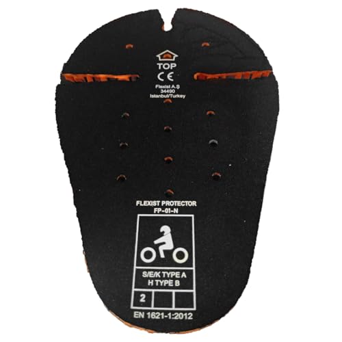 ASPIDEX Protektoren für Ellenbogen, Knie und Seiten für Motorrad, CE-zertifiziert, Level 2 Flexist Protect