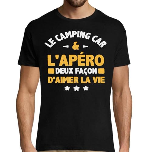 T-Shirt Homme Camping-Car : cadeau anniversaire humour pour papa