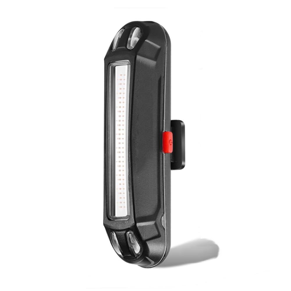 Feu arrière de vélo coloré, Barre Lumineuse LED Rechargeable pour vélo, Haute visibilité, Clignotant USB, Accessoires de vélo, lumière Rouge