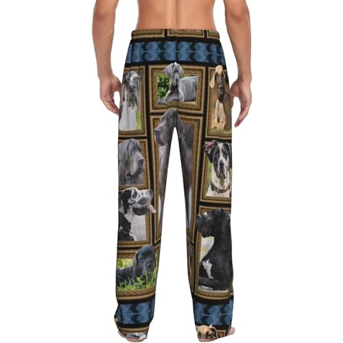 Great Pyrenees Dog Men'S Pajama Bottoms Lounge Sleepwear Loose Soft Comfort Pajama Pants With Pockets3